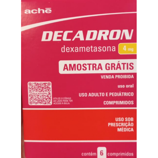 DECADRON DEXAMETASONA 4MG 6 COMPRIMIDOS